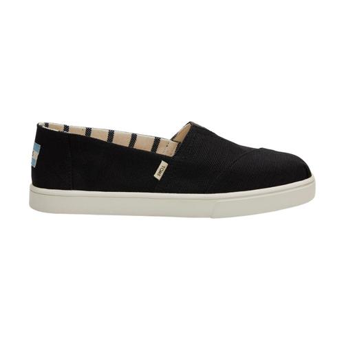 TOMS Women’s Black Heritage Canvas Cupsole Alpargatas Blk.Canv