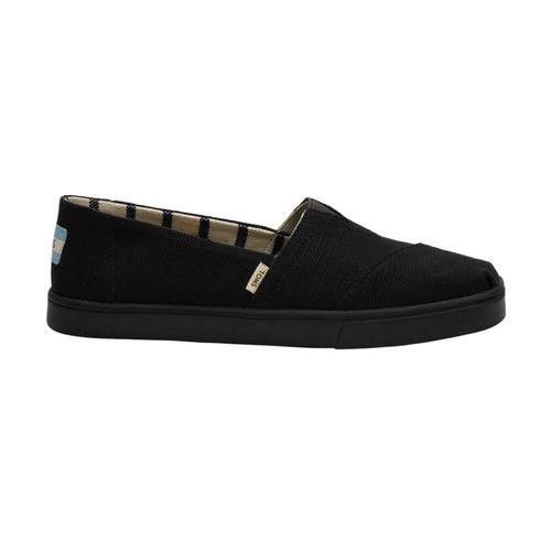 TOMS Women’s Black on Black Heritage Canvas Cupsole Alpargatas Blk.Canv.Blksole
