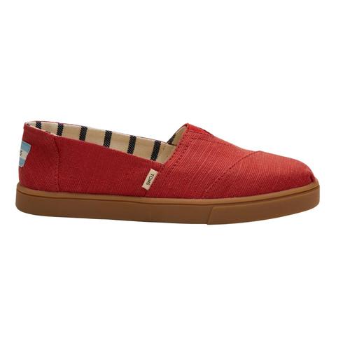 TOMS Women’s Brick Red Heritage Canvas Cupsole Alpargatas Brkred.Canv