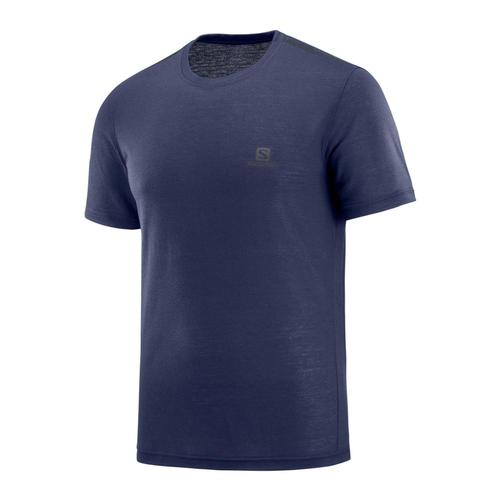 Salomon Men's Explore Short Sleeve Tee Nightsky