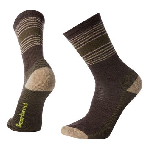 Smartwool Men's Hike Striped Light Crew Socks Chstnt_207