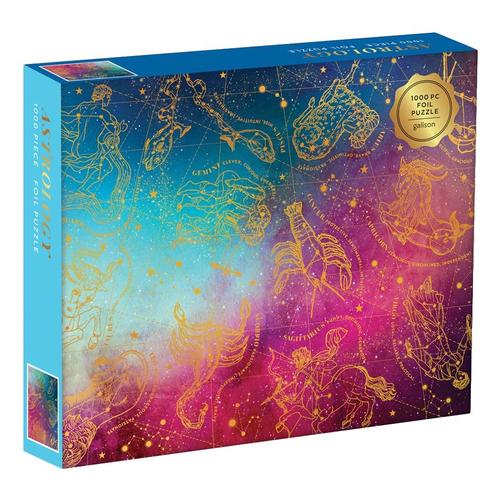 Chronicle Books Astrology 1000-Piece Foil Jigsaw Puzzle
