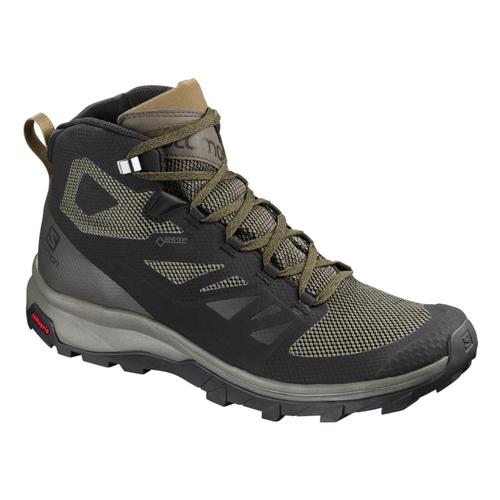 Salomon Men's OUTline Mid GTX Hiking Shoes Blk.Capr