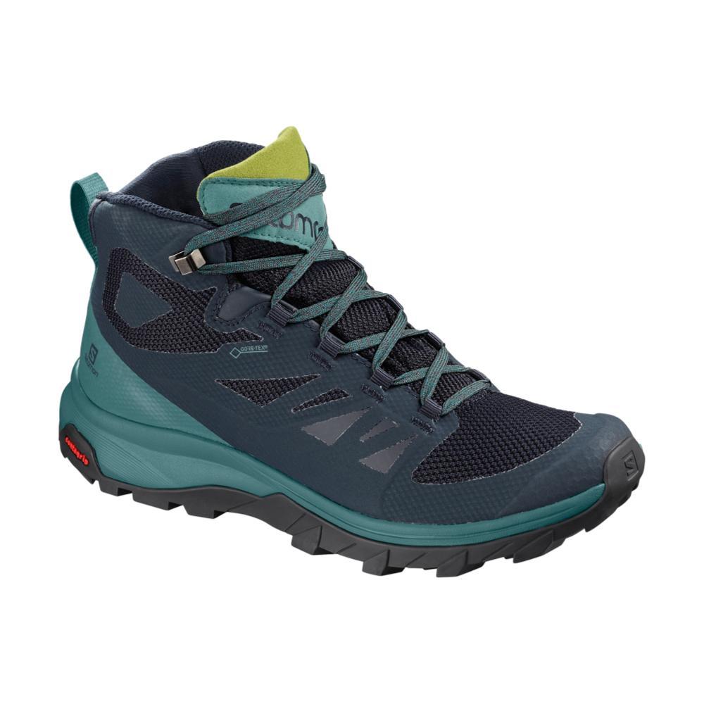 Salomon Women's OUTline Mid GTX Hiking Shoes NVY.GUAC