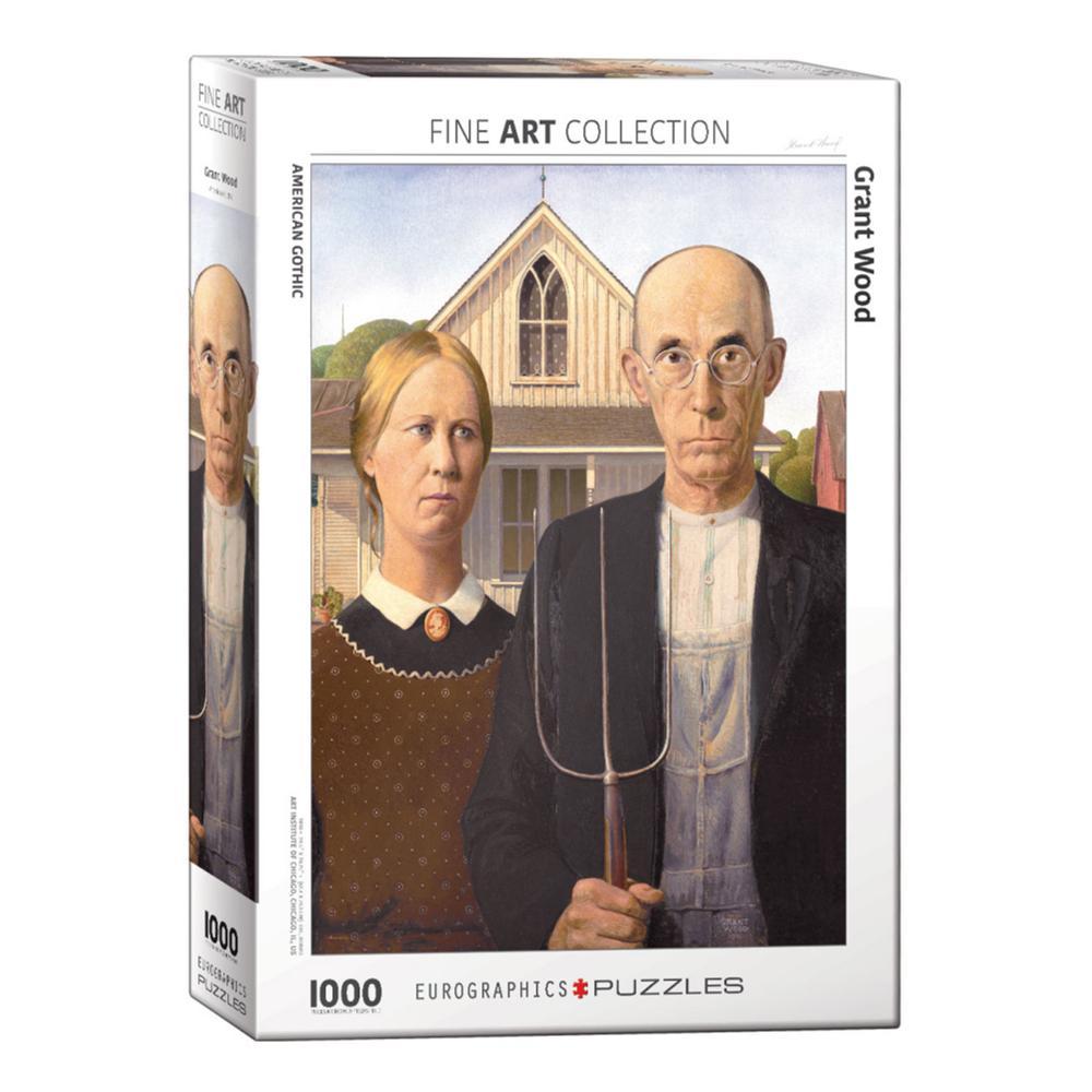 Eurographics American Gothic By Grant Wood 1000- Piece Jigsaw Puzzle
