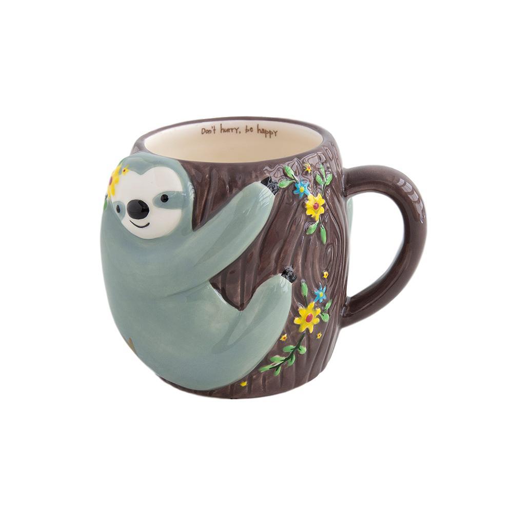 Natural Life Sloth Folk Mug