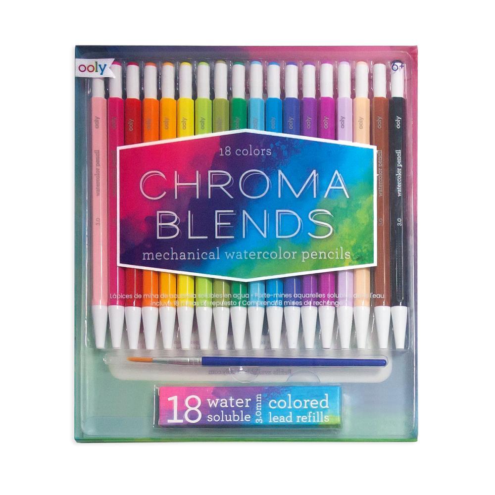  Ooly Chroma Blends Mechanical Water Color Pencils - Set Of 18
