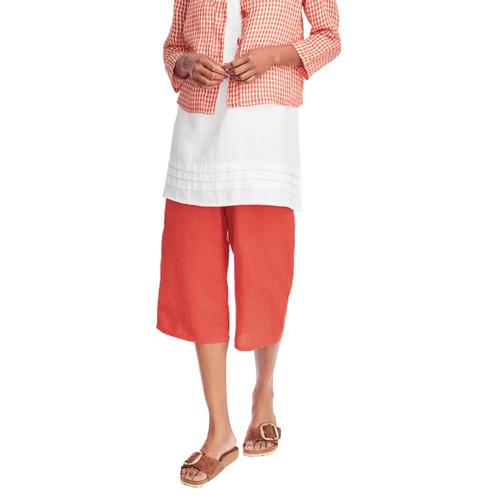 FLAX Women's Crop Pant Poppy