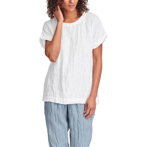 FLAX Women's Tee Top White
