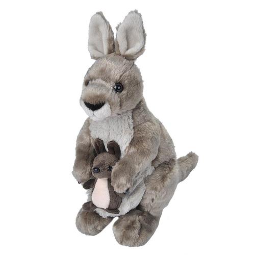 Wild Republic Cuddlekins Kangaroo Stuffed Animal - 12in