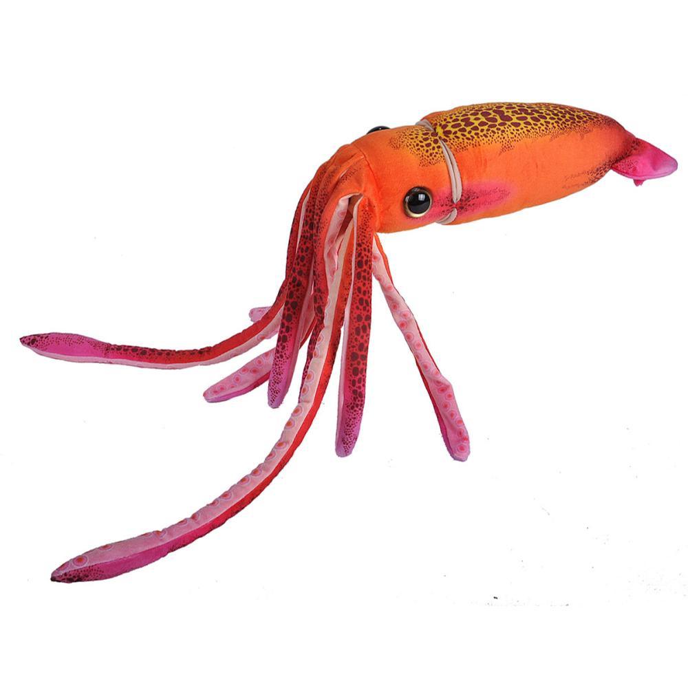  Wild Republic Orange Squid - 12in
