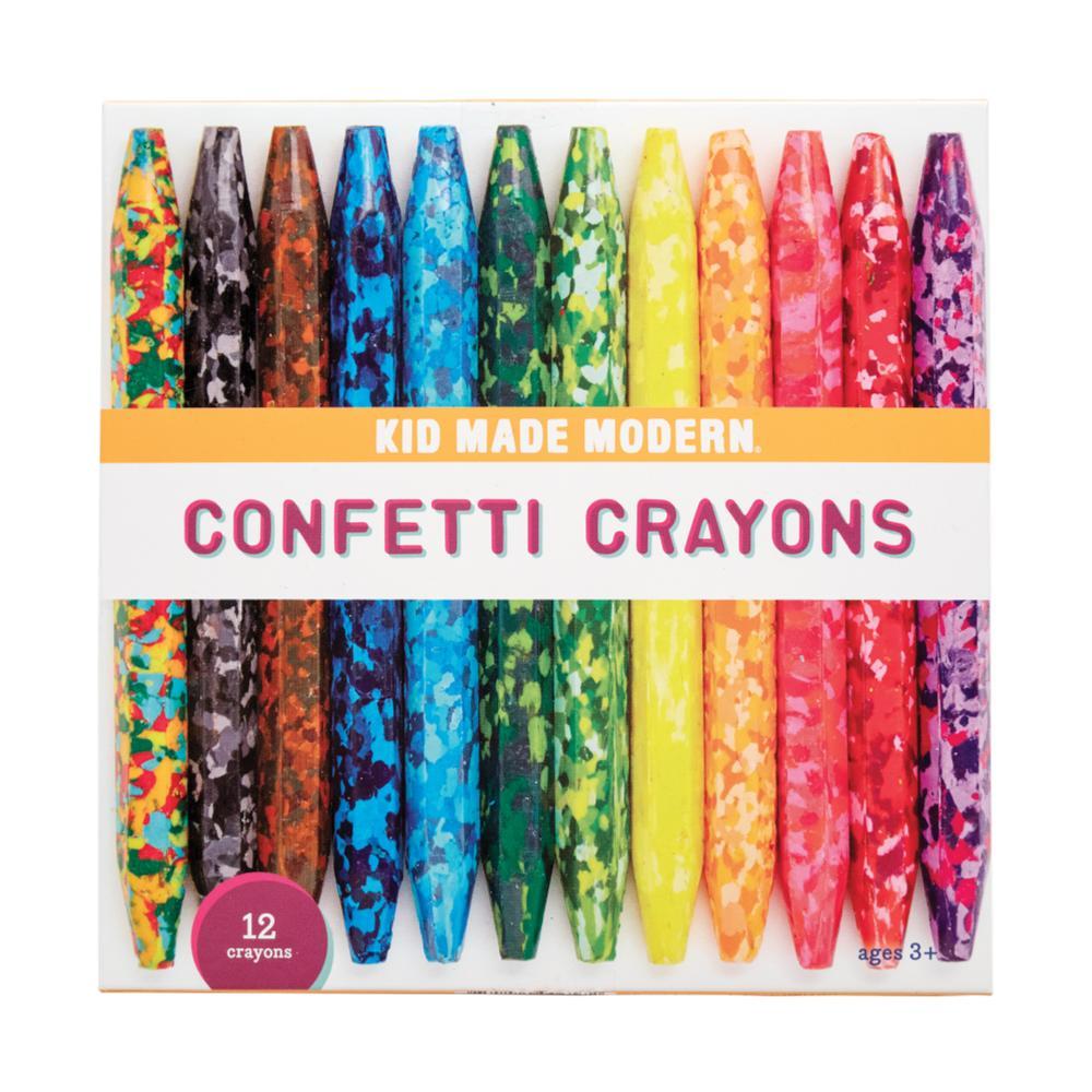  Kid Made Modern Confetti Crayons - Set Of 12