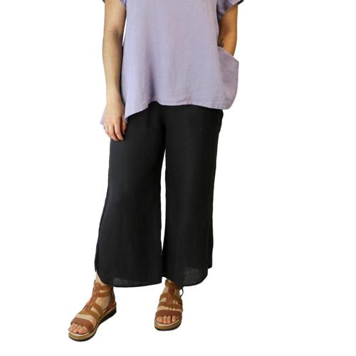 FLAX Women’s Shirttail Flood Pants Nineiron
