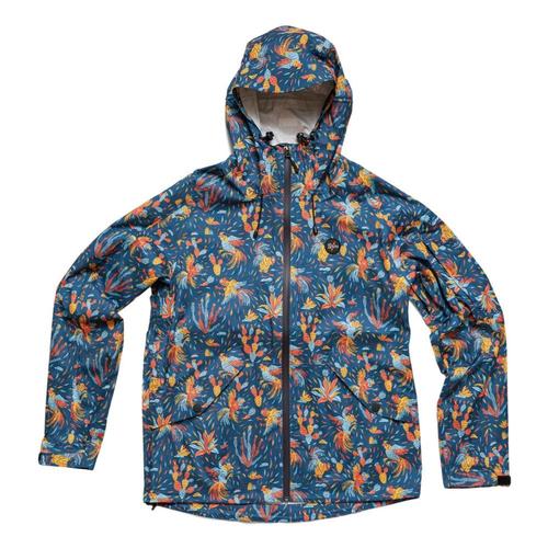Howler Brothers Men's Aguacero Printed Rain Jacket Gallos_fiesta