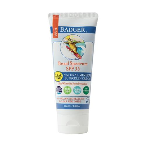 Badger Clear Zinc Oxide Sport Sunscreen - SPF 35 Clear_zinc