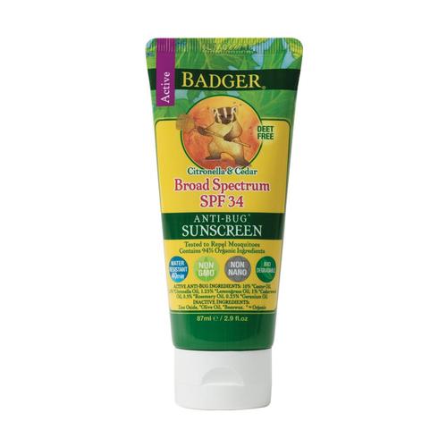Badger Sunscreen Bug Repellent - SPF 34