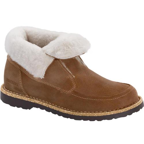 Birkenstock Women's Bakki Suede Leather Boots Tea.Nat