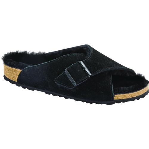 Birkenstock Women's Arosa Shearling Mules Blackblk