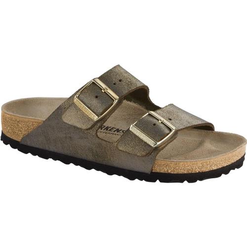 Birkenstock Women's Arizona Leather Sandals Wmtlstgold