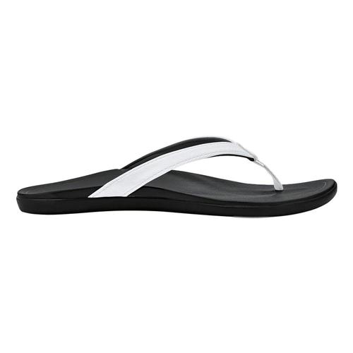 OluKai Women's Ho'opio Sandals Wht.Onx_4rox