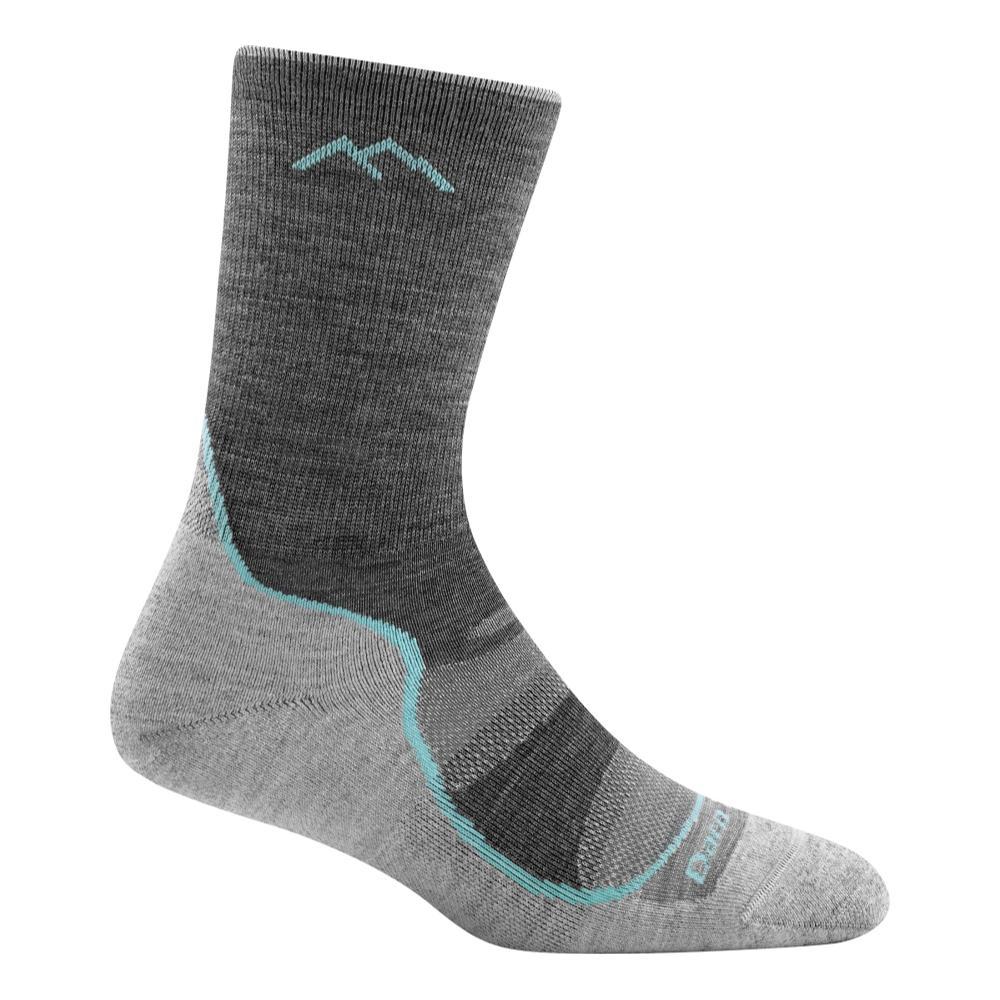 Darn Tough Women's Light Hiker Micro Crew Light Cushion Socks SLATE