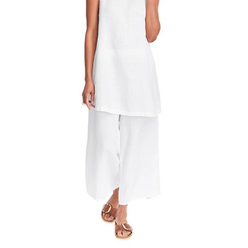 FLAX Women's Sociable Floods Pants Blanc