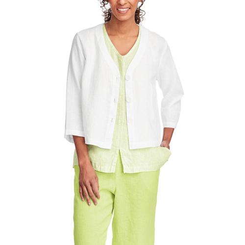 FLAX Women's Boxy Cardi Top Lily