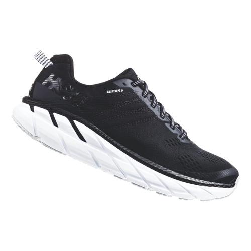 HOKA ONE ONE Men's Clifton 6 Road Running Shoes Blk.Wht_bwht