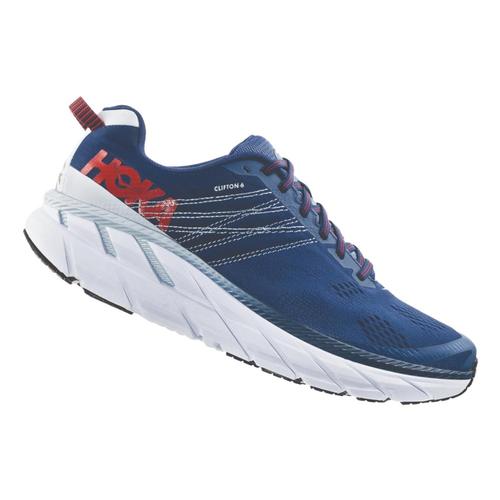 HOKA ONE ONE Men's Clifton 6 Road Running Shoes Enblu.Plar_ebpa