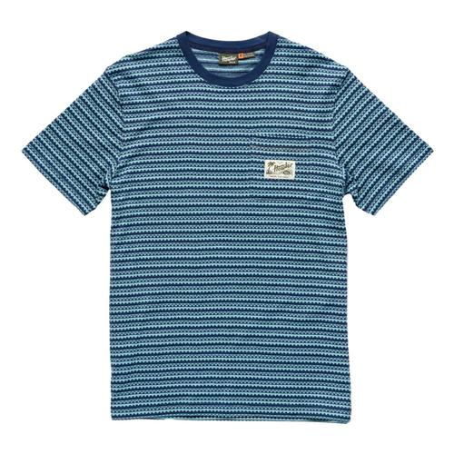 Howler Brothers Men's Zuma Jacquard Pocket T-Shirt Blue_stb