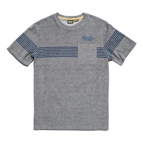 Howler Brothers Men's Terry Stripe T-Shirt Grey_eqz