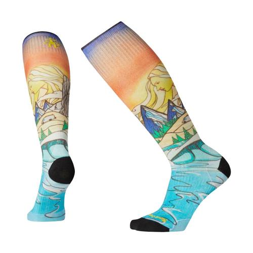 Smartwool Women's PhD Ski Ultra Light Lifecycle Print Socks Multic_150