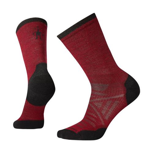Smartwool PhD Run Cold Weather Mid Crew Socks Tibred_a25