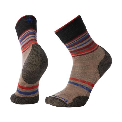 Smartwool Men's PhD Outdoor Light Pattern Mid Crew Socks Fossil_880
