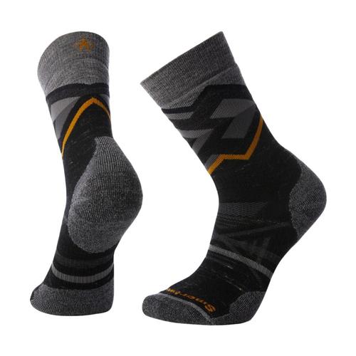 Smartwool Men's PhD Outdoor Medium Pattern Crew Socks Blackh_a52