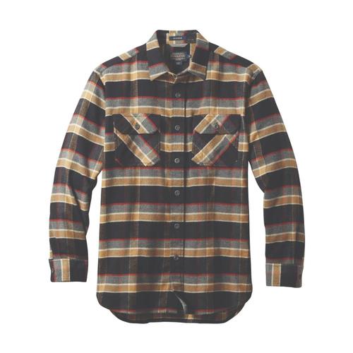 Pendleton Men's Burnside Double-Brushed Flannel Shirt Blkpld79021