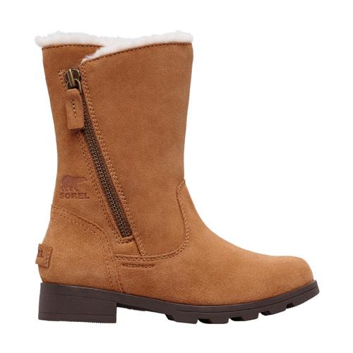 Sorel Big Kids Emelie Fold-Over Boots Camelbrn