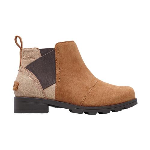 Sorel Big Kids Emelie Chelsea Boots Camelbrn