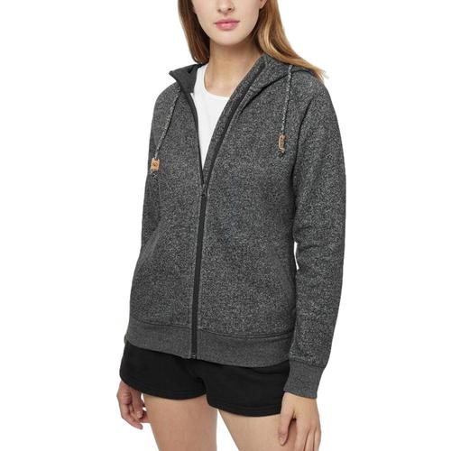 tentree Women's Burney Zip Hoodie Meteorite