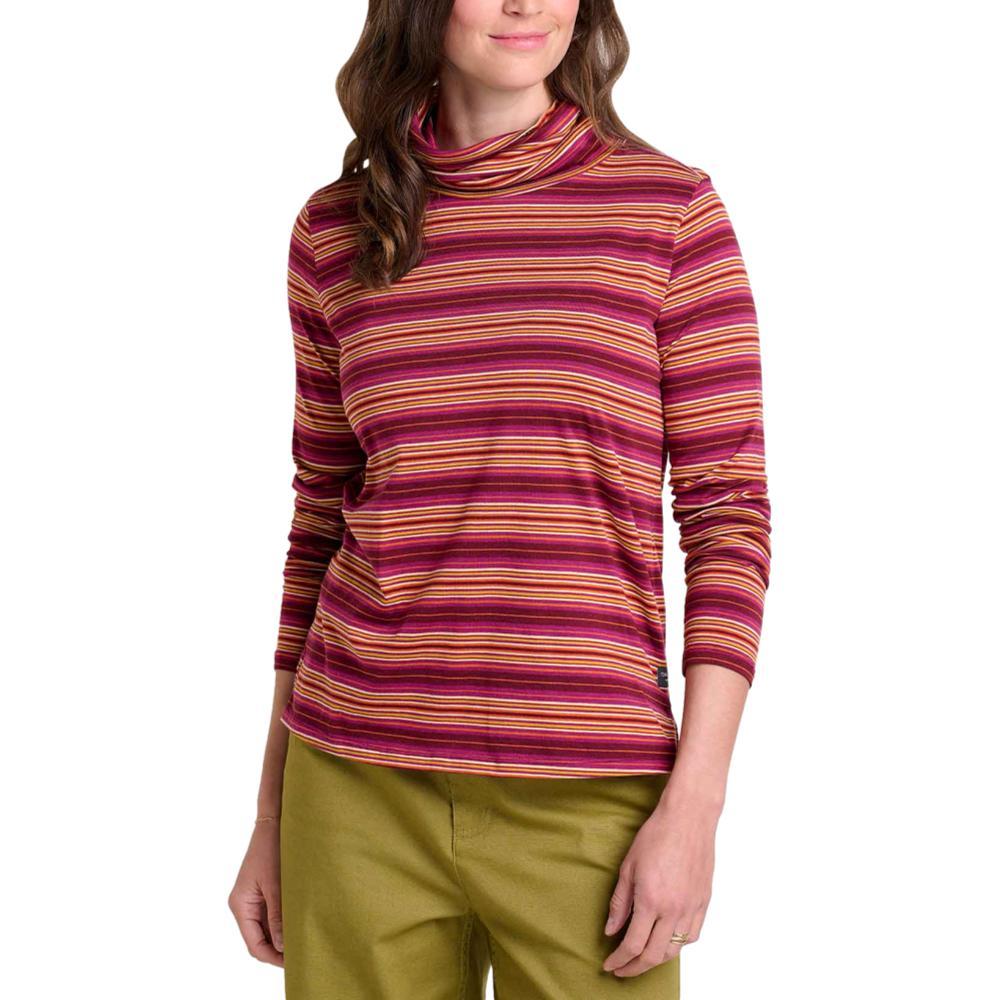 Toad&Co Women's Maisey Long Sleeve T-Neck Shirt BBERRY_521