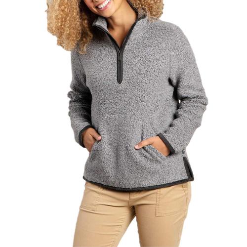 Toad&Co Women's Telluride Sherpa Pullover Greyht_066