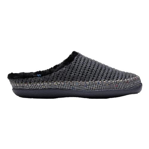 TOMS Women's Forged Iron Grey Sweater Knit Ivy Slippers Fgrey.Swtr