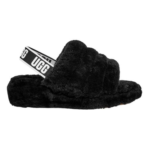 UGG Women's Fluff Yeah Slides Blk_blk