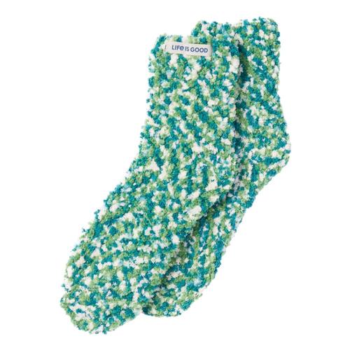 Life is Good Women's Speckle Pompoms Socks Freshpine