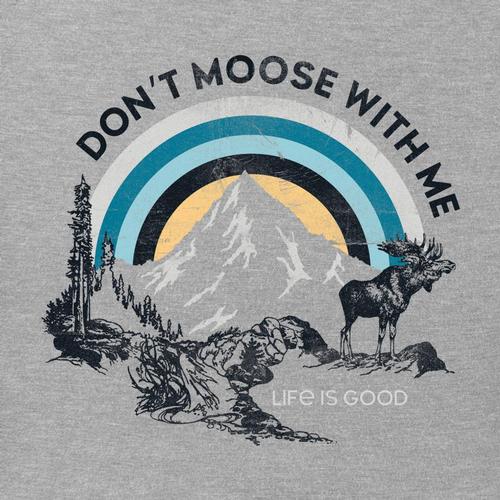 Life is Good Boys Sunbow Moose Crusher Tee Hthrgray