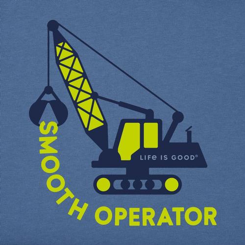 Life is Good Toddler LIG Smooth Operator Crusher Tee Vntgblue