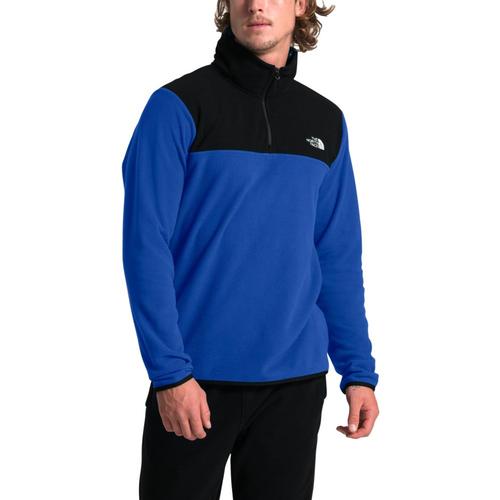 The North Face Men's Glacier TKA 1/4 Zip Pullover Blue/Blk_ef1