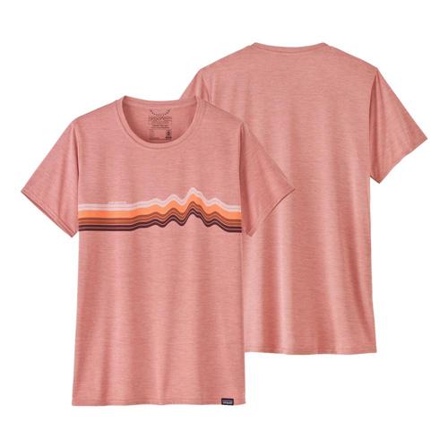 Patagonia Women's Short Sleeved Capilene Cool Daily Graphic Shirt Spink_risx