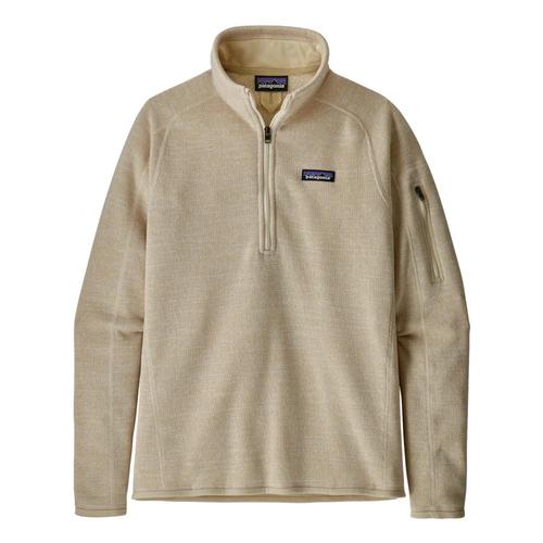 Patagonia Women's Better Sweater 1/4-Zip Fleece White_oywh