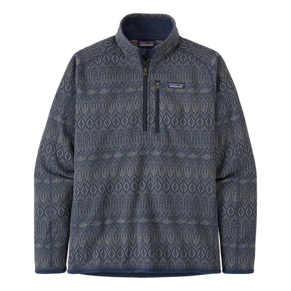 Patagonia Men's Better Sweater 1/4-Zip Fleece NAVY_FLEN
